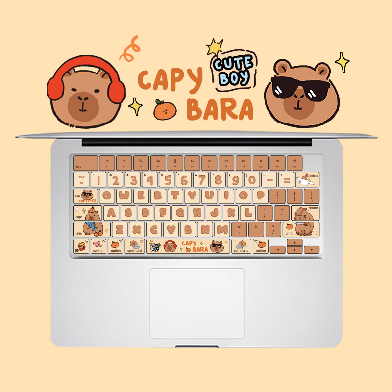 适用MacBook硅胶键盘膜m2保护pro