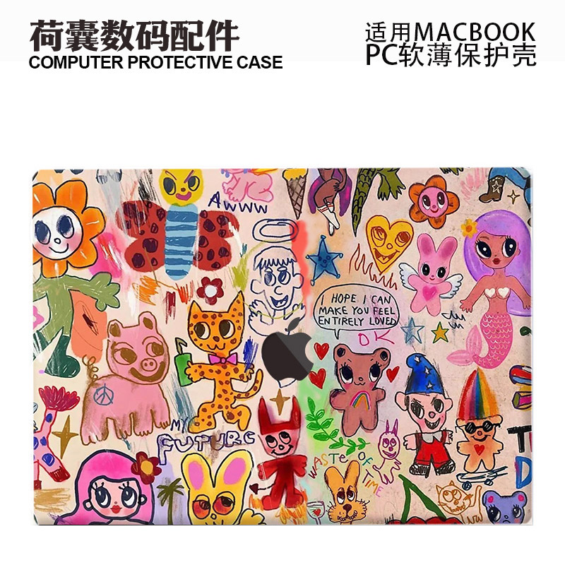 适用新Macbook保护壳m3轻软苹果