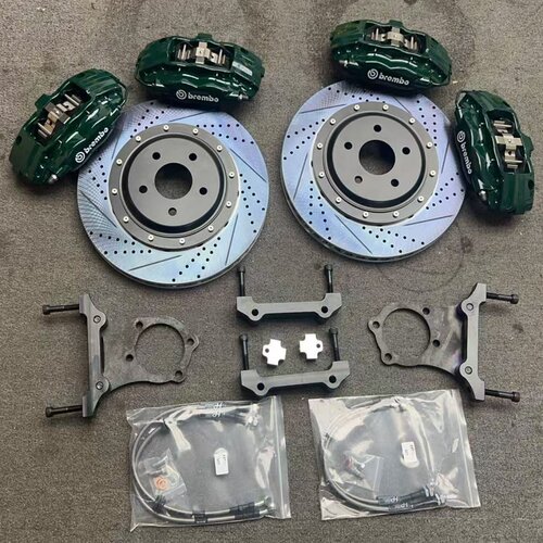宝马E46 E92 E90后轮漂移套件 双卡钳 刹车盘 桥码 刹车皮 油管