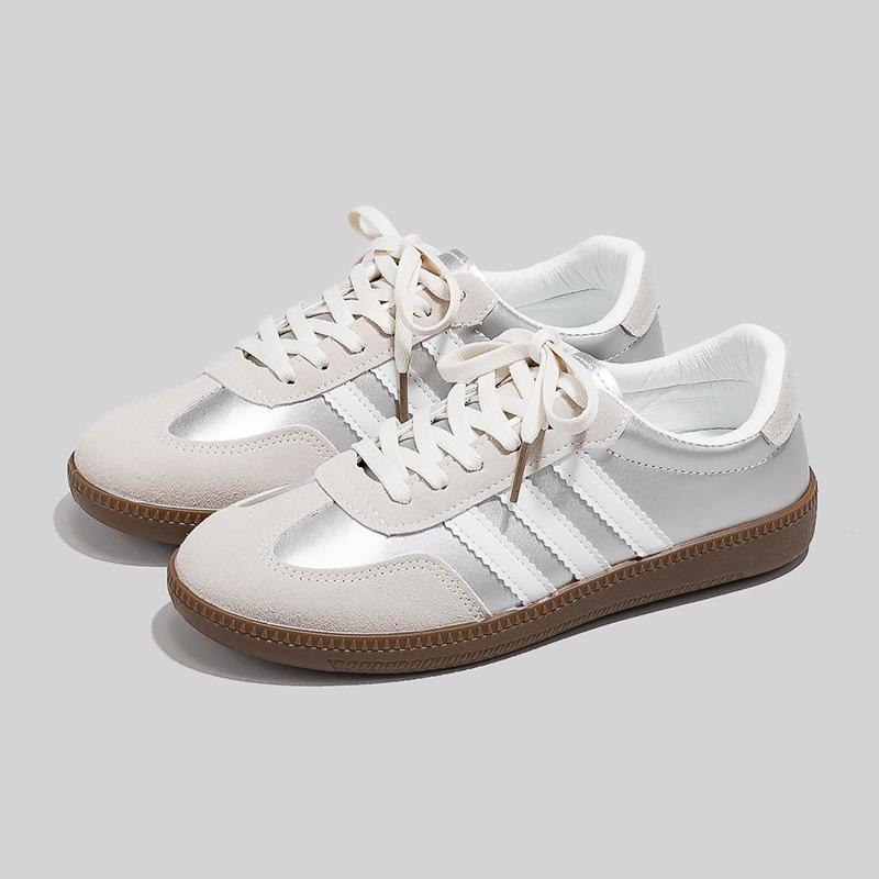 复古大码高德训鞋女2025新款春秋透气百搭运动休闲鞋41-43阿甘鞋