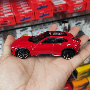 比美高1:43法拉利纯血马Purosangue仿真合金汽车模型摆件金属车模