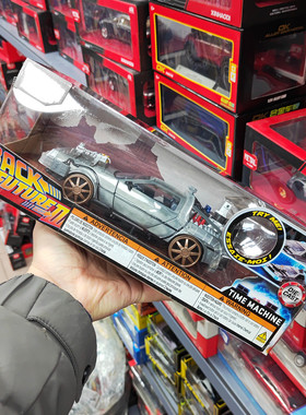 佳达1/24回到未来IIIB雪佛兰1969克尔维特尼桑GT-R合金车模型摆件