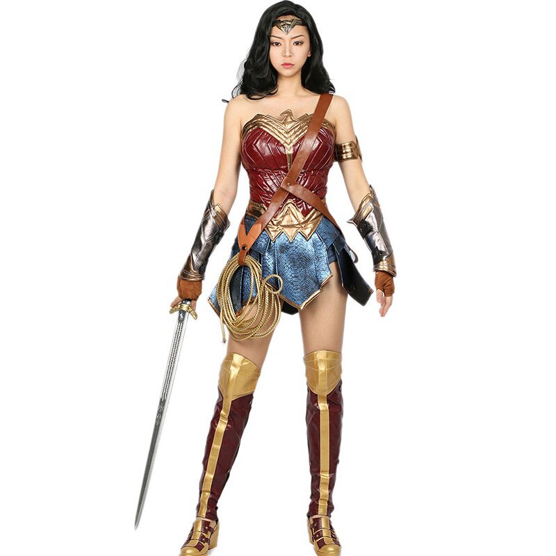2017wonder woman神奇女侠cos服装 成人套装cosplay服装全套包邮