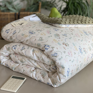 韩国儿童豆豆被宝宝春秋被豆豆毯可机洗男女孩幼儿园午睡四季 被芯