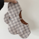 ins可爱新生婴儿a类双面纯棉6层纱布口水巾宝宝花瓣防脏围嘴围兜