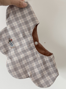 ins可爱新生婴儿a类双面纯棉6层纱布口水巾宝宝花瓣防脏围嘴围兜