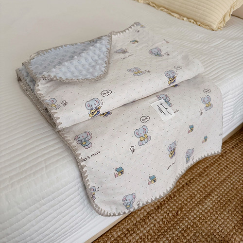 a类婴儿豆豆毯儿童午睡空调毯