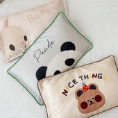 春夏卡通可爱儿童天丝枕套婴儿宝宝纯棉凉感枕头套30×50学生单人