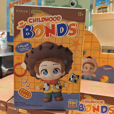 【MINISO】名创优品迪士尼皮克斯玩具总动员童年羁绊系列搪胶毛绒