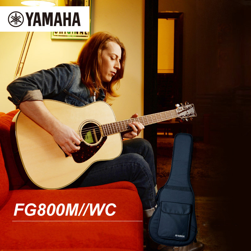 yamaha/雅马哈 fg800系列民谣单板吉他fgx800cvn民谣电箱吉他