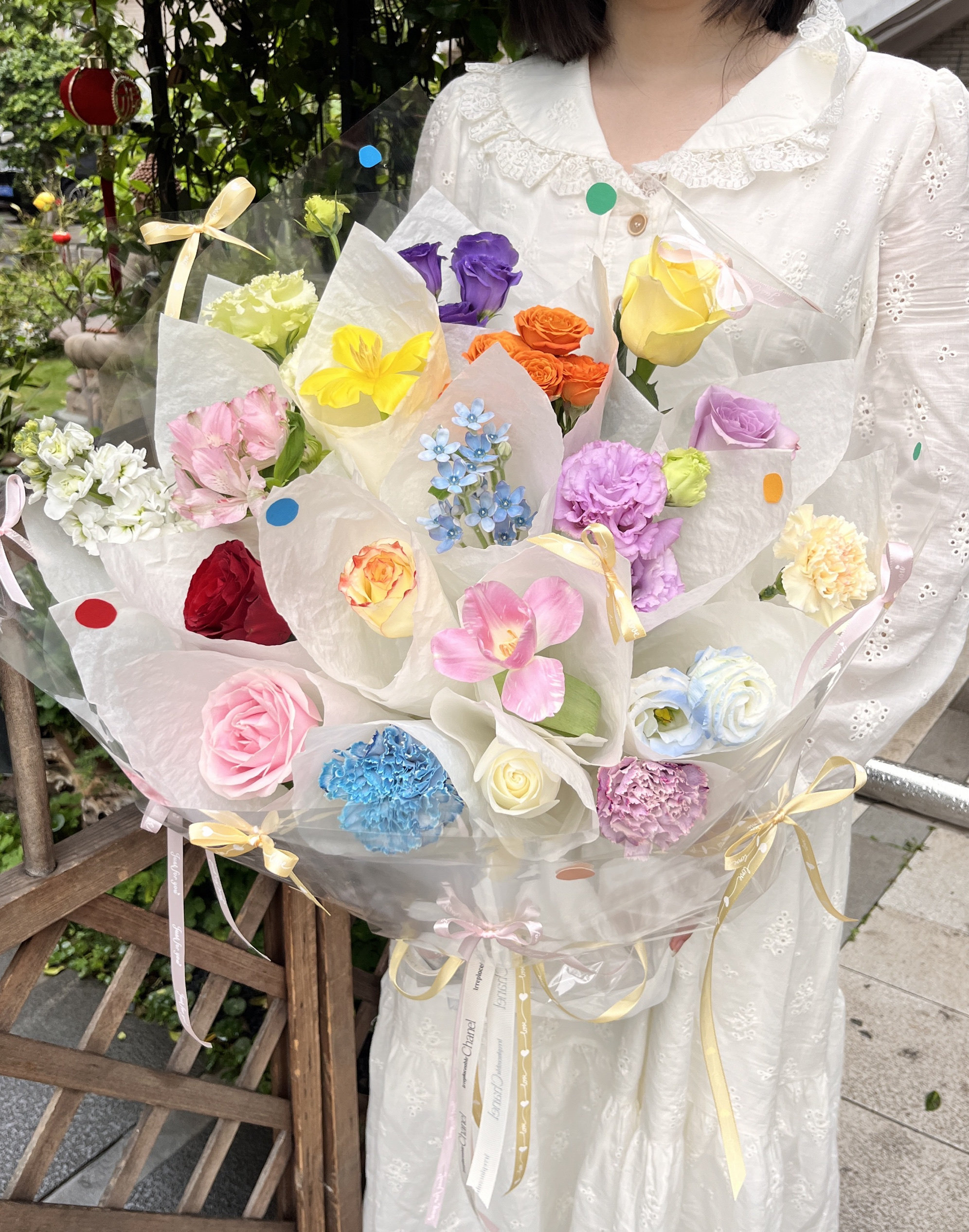 厦门花店实体店一岁一礼生日鲜花花束定制同城鲜花速递送上门