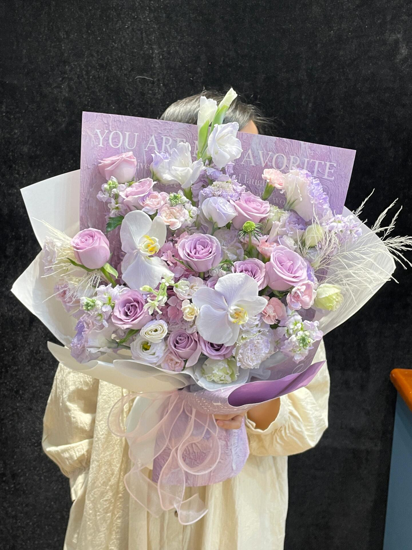女神节花束紫色玫瑰混搭花束送闺蜜女友厦门思明湖里同城鲜花速递