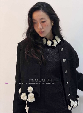 日娜高奢20XXASIA 10 isa 25早春新设计黑色外套权志龙 花朵