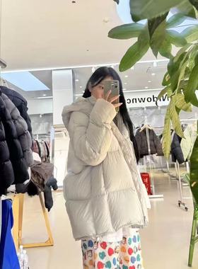 日娜高奢20XXASIA BUYER 10 mas 25冬款高智风白色羽绒服保暖外套