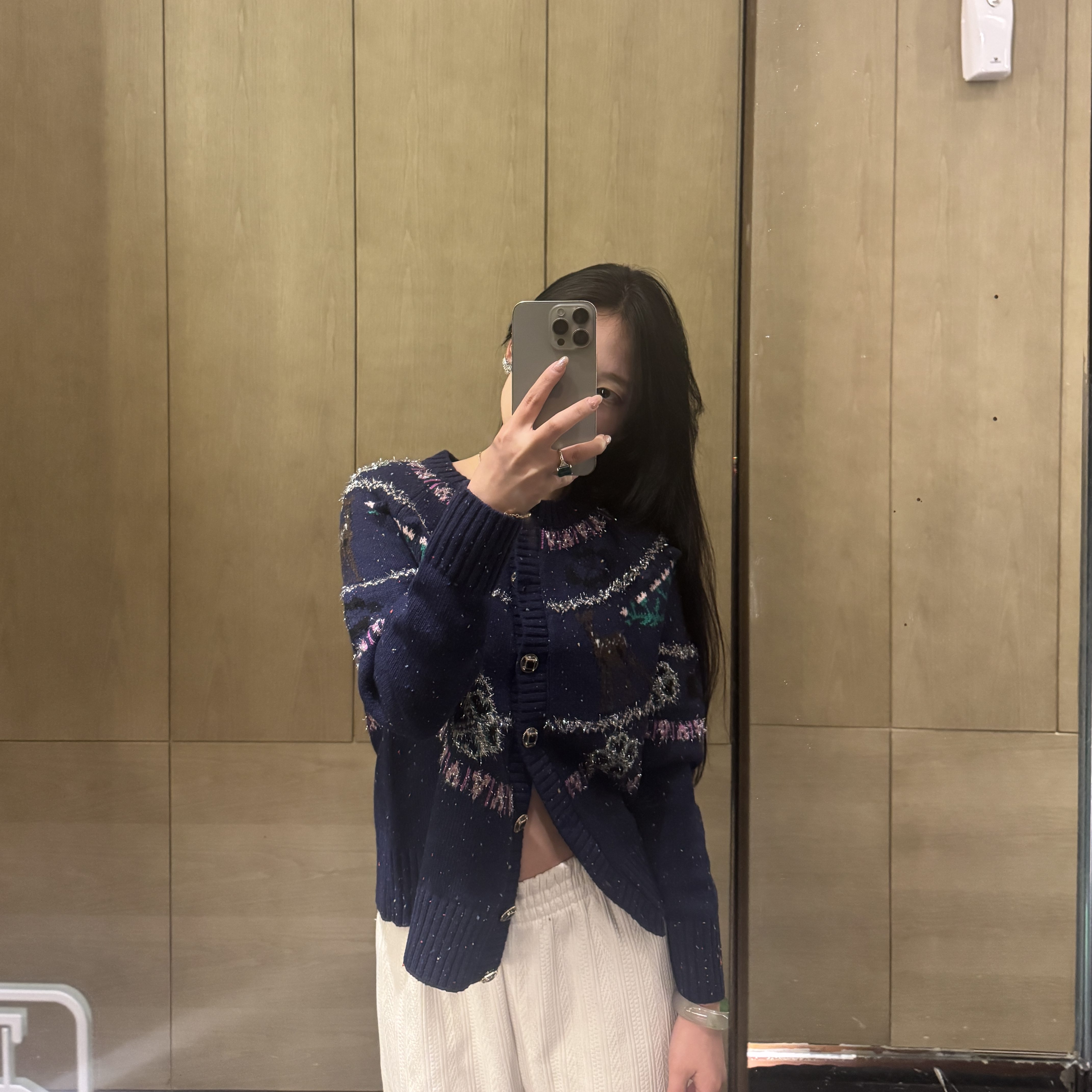 日娜高奢20XXASIA BUYER 12 fgo 25秋冬滑雪系列重工小鹿针织开衫