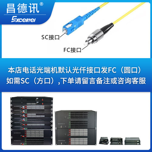 PCM电话光端机千兆网络带语音2路4路8路16路24路32FC接口可选SC
