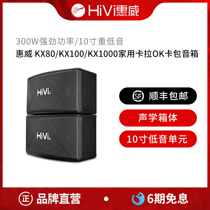 Hivi/惠威 KX100卡包音箱卡拉OK会议专业音响双高音K歌80/1000