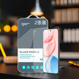 GOR适用honor荣耀400手300机Smart电500非70全200青20春版Lite高90清80透30明GT半pro荧屏幕钢化玻璃保护贴膜