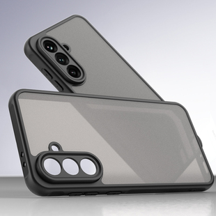 套壳子 适用三星Galaxy手A57机A56磨A37砂A36电话a26全包PC硬背TPU软边磁吸充电防摔滑透明摄像镜头凸起保护款