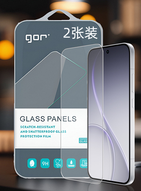 GOR适用OPPO手机Reno15电Reno话14弧边13非全12半11荧8屏F幕7高5清6透Z明pro防+指S纹Lite钢化玻璃保护硬贴膜