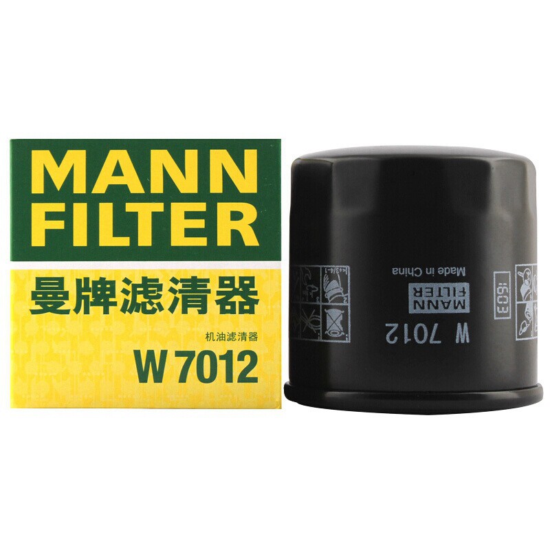 曼牌W7012适配新英朗凯越科沃兹科鲁泽阅朗威朗昂科拉创酷1.0机滤