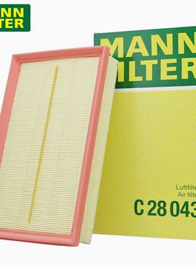 适配新朗逸新宝来明锐探影poloPLUS途铠空气滤芯清器曼牌C28043