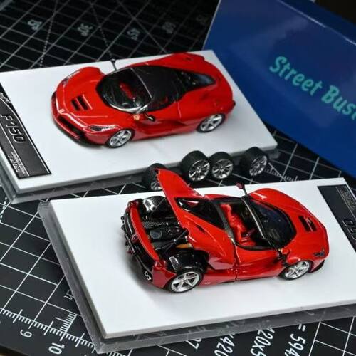 SB StreetBuster 法拉利 1:64 跃马 F150 SH 可开后盖合金车模型