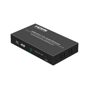 hdmi2.0音频分离器4k60输出转3.5mm光纤5.1/7.1高清4K支持hdcp显示器电视机解码器适用xbox机顶盒ps4接音箱