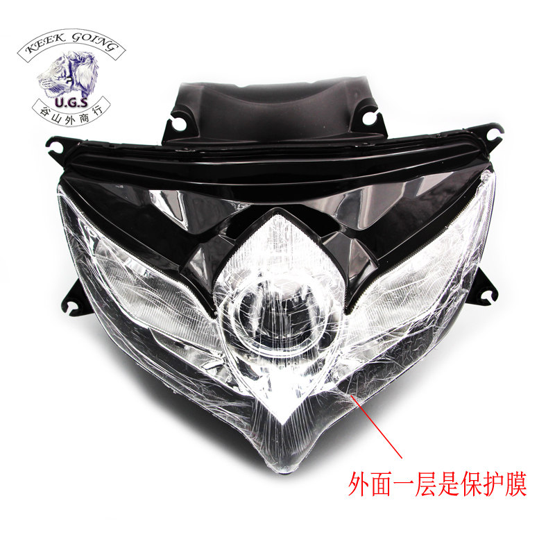 适用莲花灯铃木小r/中r k8/k9k10大灯总成gsxr600/750 08-09-10年