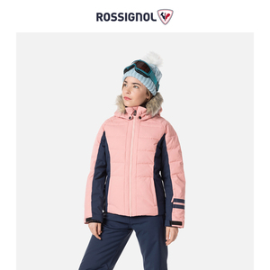 ROSSIGNOL24新品儿童滑雪服女童保暖舒适雪服青少年滑雪服上衣