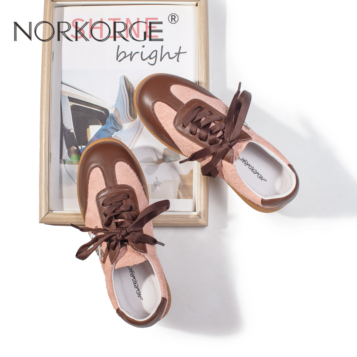 2025新款秋冬复古小香风猫咪德训鞋真皮厚度单鞋增高显瘦平底鞋女,女鞋,德训鞋,淘宝优惠券,粉丝福利购,淘宝优惠卷