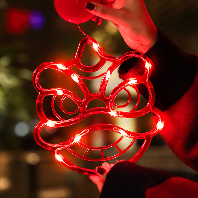 024龙年春节吸盘灯挂件