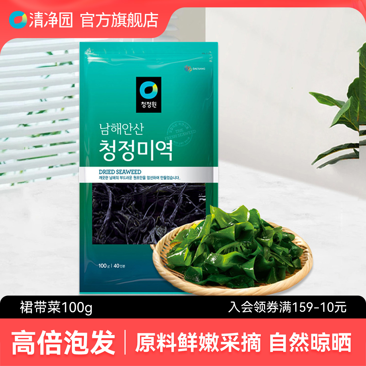 韩国进口清净园裙带菜海带