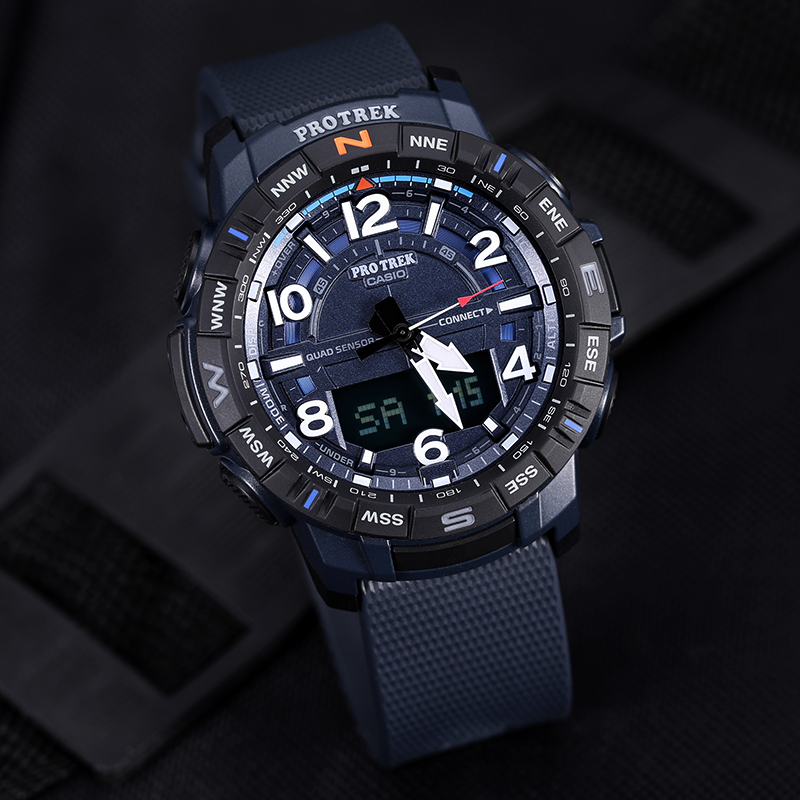 卡西欧登山蓝牙记步运动男士手表