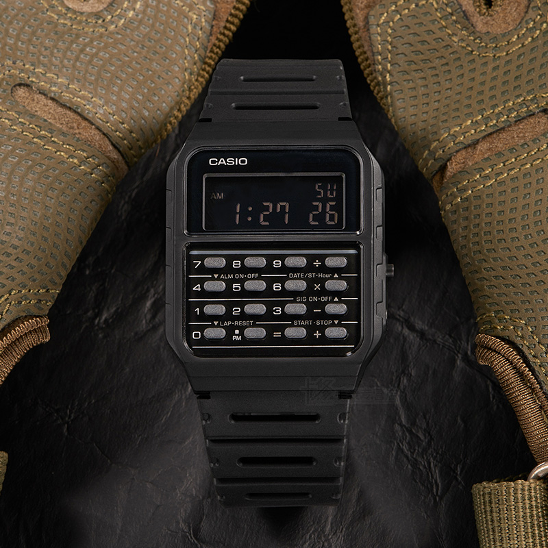 卡西欧学生复古计算器手表电子表