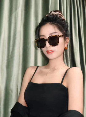 gm方框偏光太阳镜jennie同款墨镜