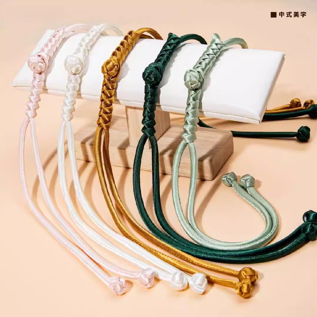 中式旗袍扣子盘扣流苏长尾辫子一字手工中式盘扣汉服唐装高贵辅料