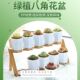 八角塑料多肉花盆高颜值老式 创意花园现代ins风户外艺术简约透气