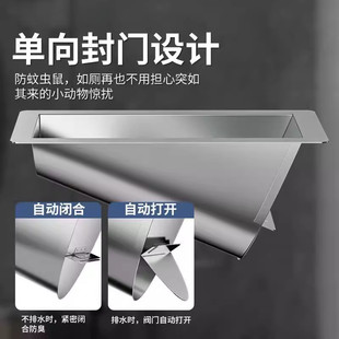 农村新款旱厕专用马桶不锈钢厕所卫生间蹲便器蹲坑防臭便池直排式