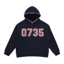 蕾丝花边格子爱心贴布连帽卫衣宽松加绒潮牌情侣帽衫 PFR AND24