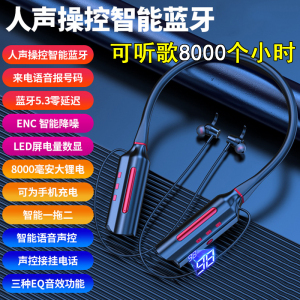 新款蓝牙耳机无线语音声控超长续航防水vivo华为苹果安卓OPPO通用