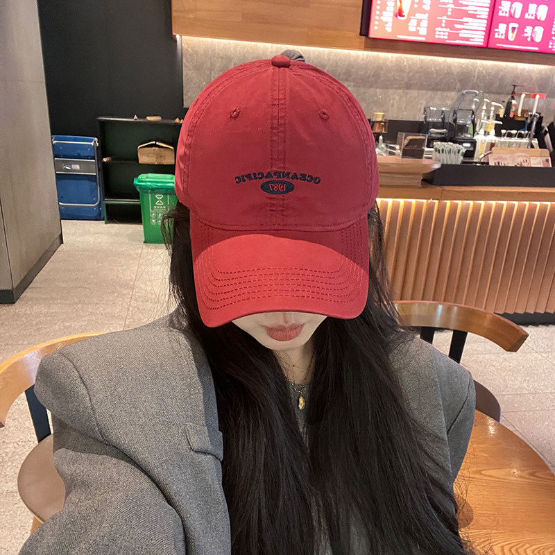 版型好原创设计大头围鸭舌帽女日系韩版字母时尚复古清凉棒球帽男,服饰配件/皮带/帽子/围巾,帽子,淘宝优惠券,粉丝福利购,淘宝优惠卷