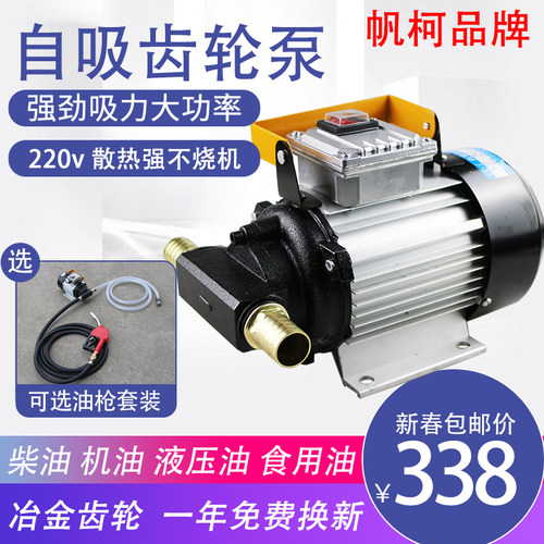 机油220v电动自吸齿轮泵