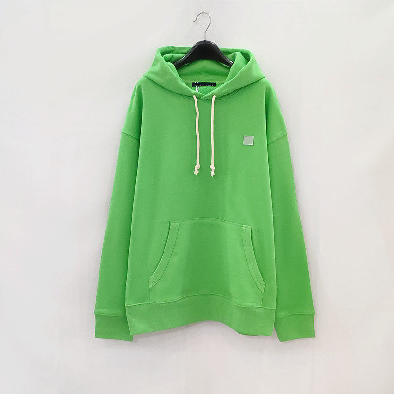 欧美外贸款 春秋季宽松慵懒感纯棉连帽休闲套头卫衣 男女情侣同款