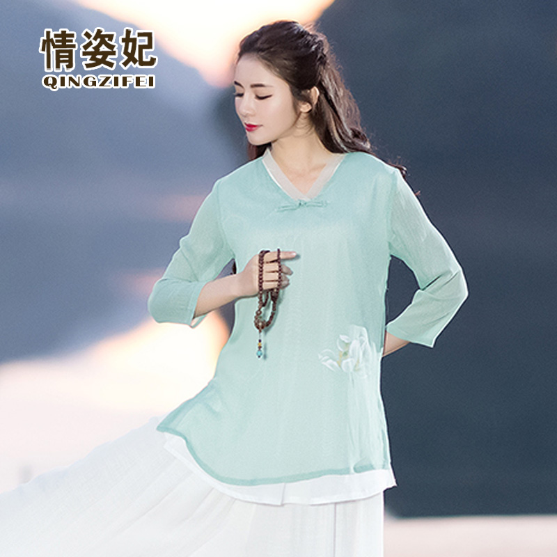 中国风女装上衣夏装
