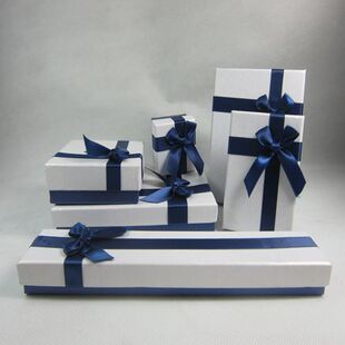 珠宝首饰盒天地盖纸质吊坠盒耳钉盒戒指盒饰品盒胸章收纳盒