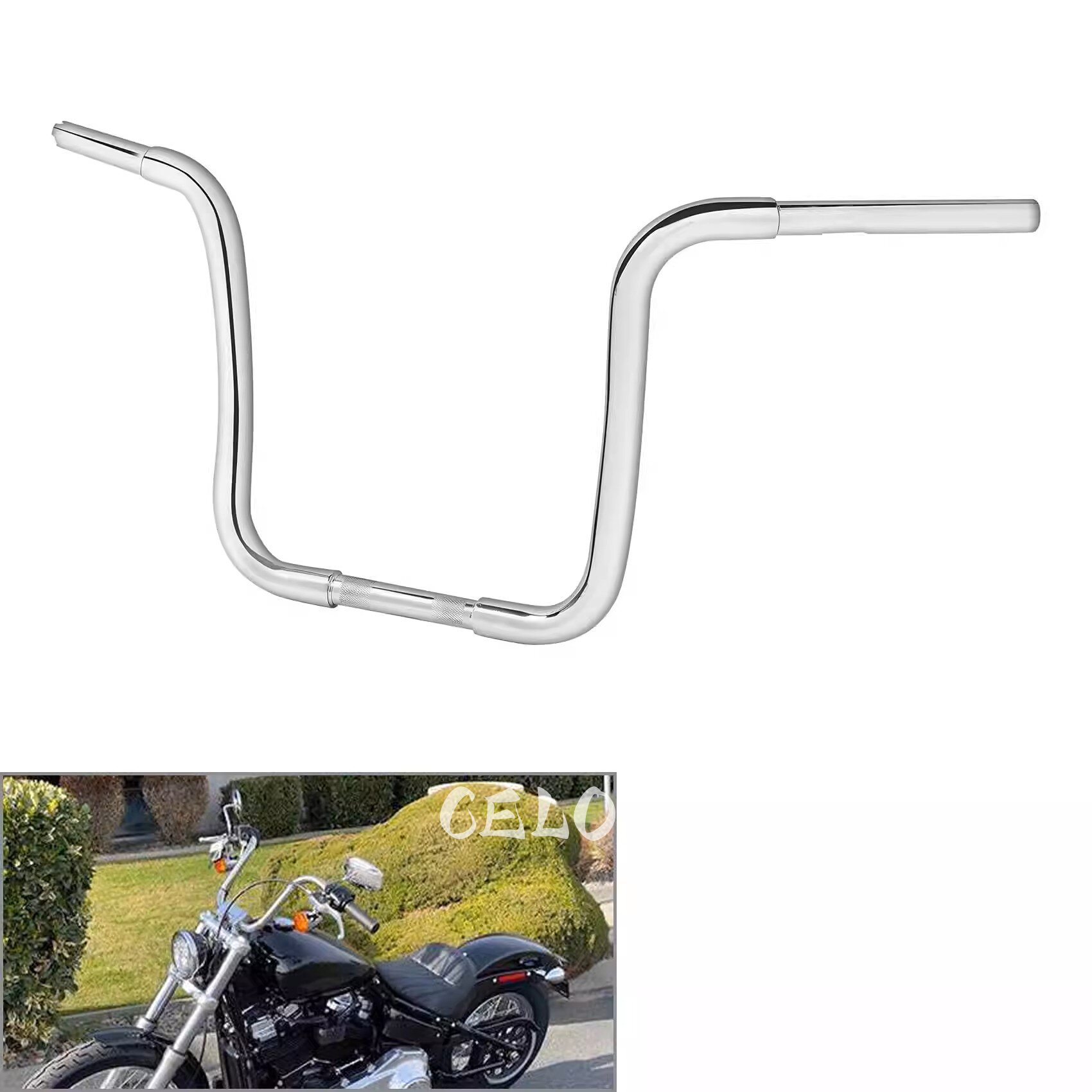 1.25''猿猴把适合哈雷XL883/1200肥仔 街霸 14年前路王 改装车把