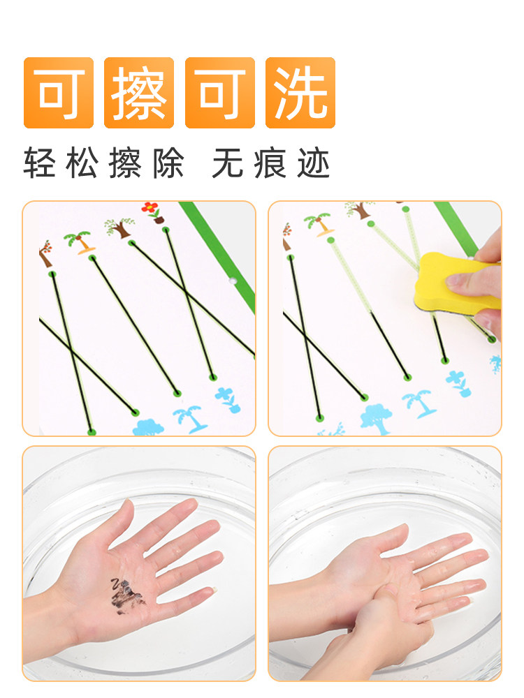 JIN WANNIAN 화이트 보드 펜 지울 수있는 어린이 드로잉 보드 펜 낙서 펜 작은 마커 펜 작은 지울 수있는 고급 머리 빨간색 파란색 검정색