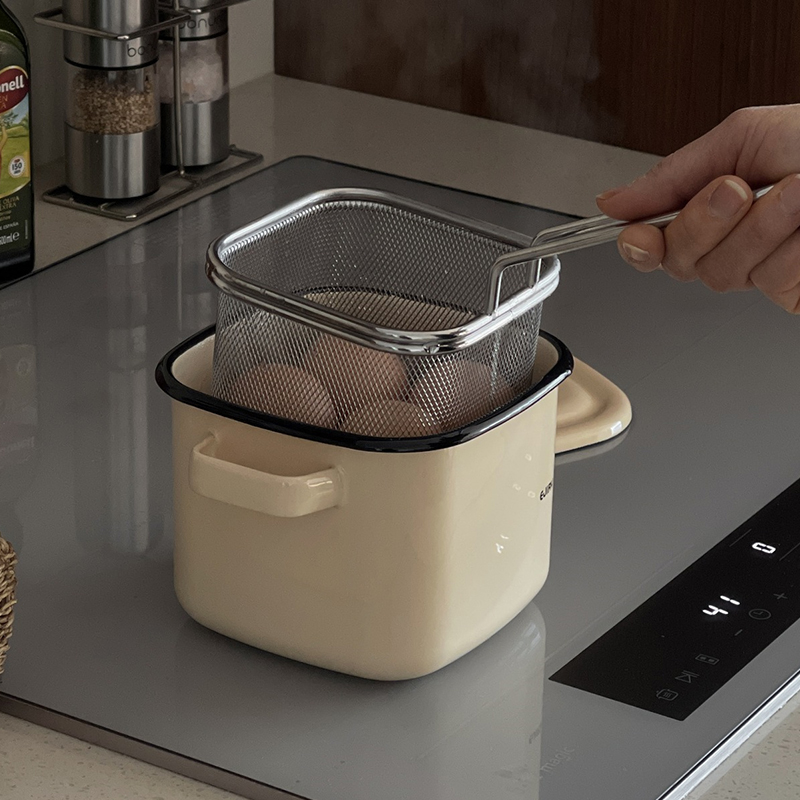 韩国ins博主同款不锈钢炸物网篮