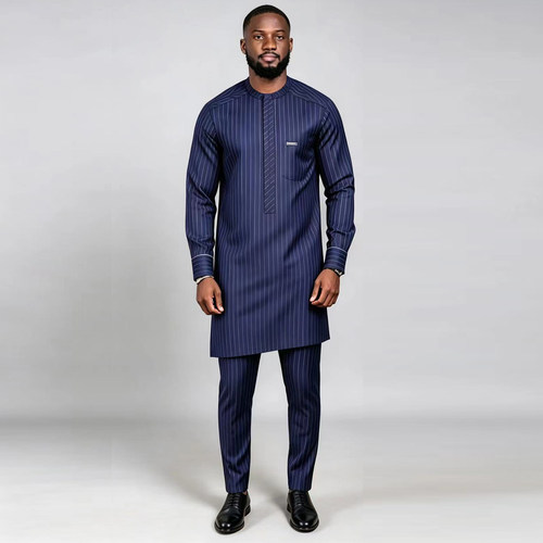 Kaftan Men's 2PCS Suit Sets非洲男士传统礼服套装派对男装巴服